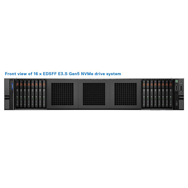 Dell PowerEdge R760 Rack Server (16x 2.5" EDSFF E3.S) CTO