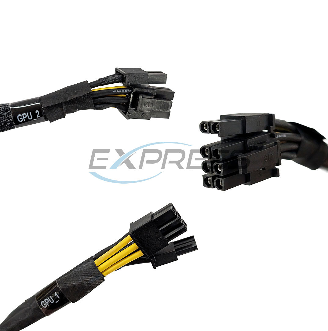 Dell Poweredge R7960/R760 Riser 4 Dual 8-Pin GPU Power Cable | 9PVH2