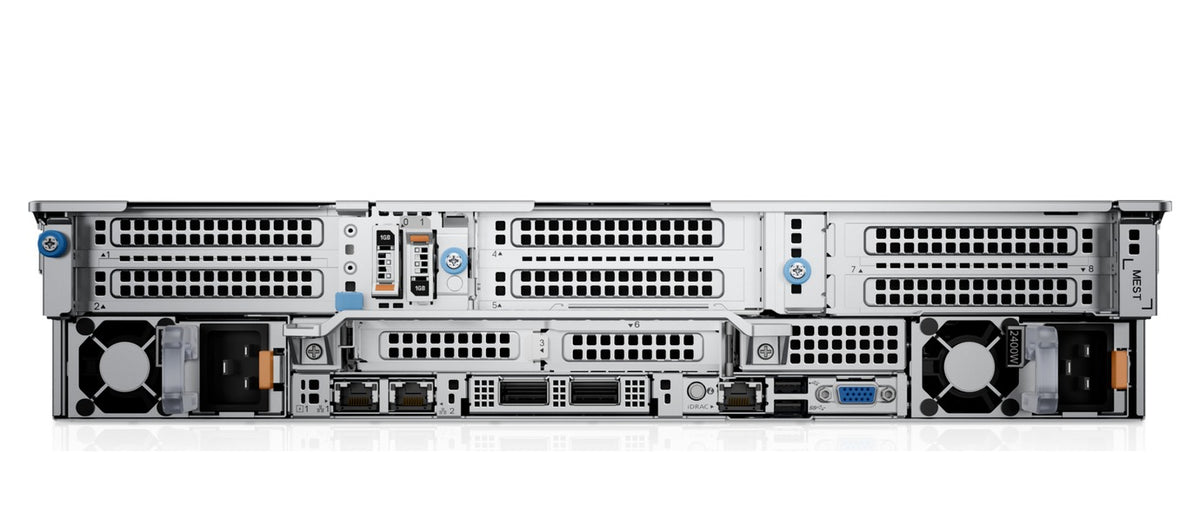 Dell PowerEdge R7625 rack server rear view