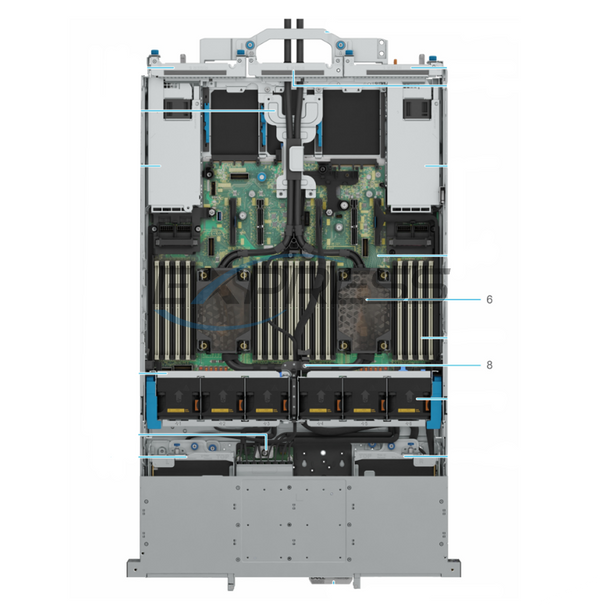 Dell PowerEdge R770 8x2.5" (SAS/SATA/NVMe) Backplane | 4HG5P