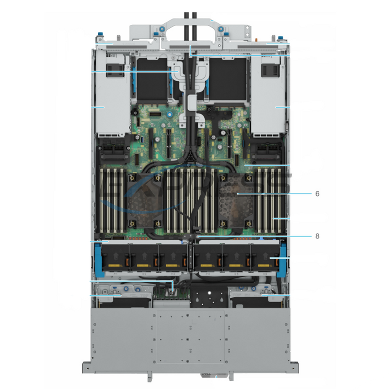 Dell PowerEdge R770 8x2.5" (SAS/SATA/NVMe) Backplane | 4HG5P