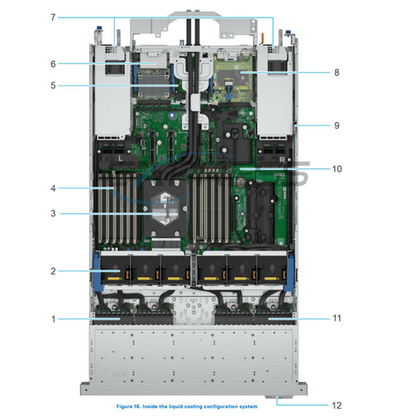 4JWWY - Direct Liquid Cooling (DLC) Heatsink | Refurbished Dell PowerEdge R7715