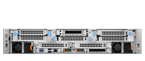 Dell PowerEdge R7725 rack server rear view