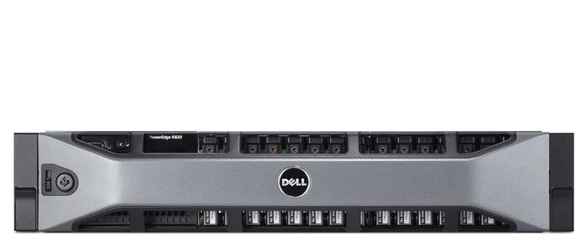 Dell PowerEdge R820 rack server front view