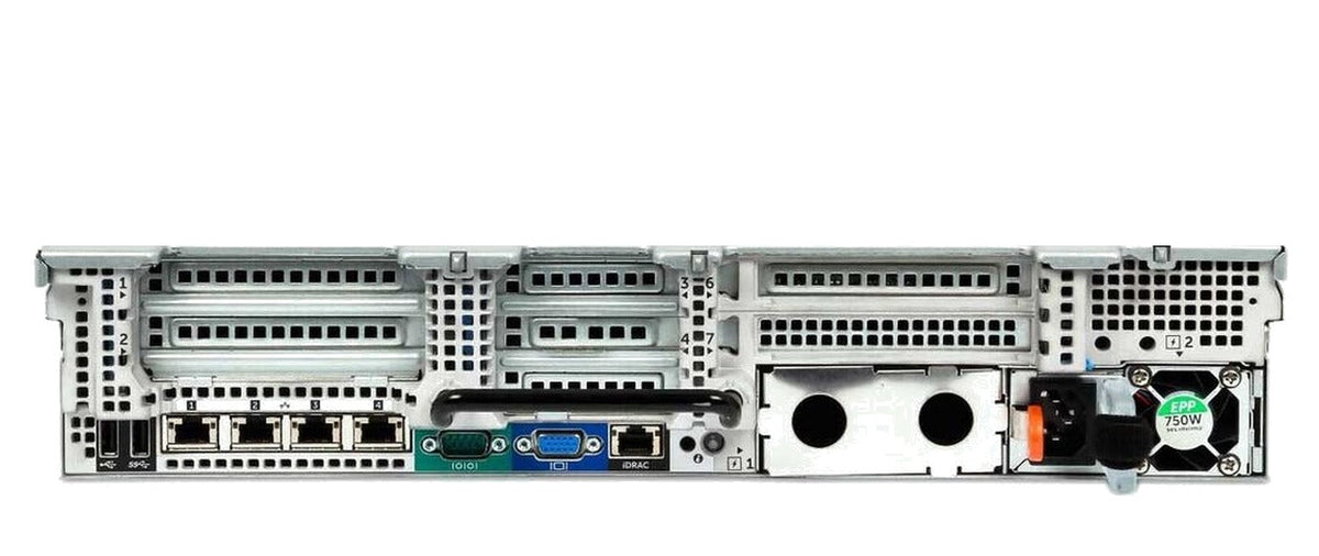 Dell PowerEdge R830 rack server rear view