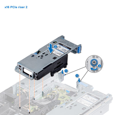 Dell R840 Riser 2 1xFHFL PCI-e x16 | 4KN16