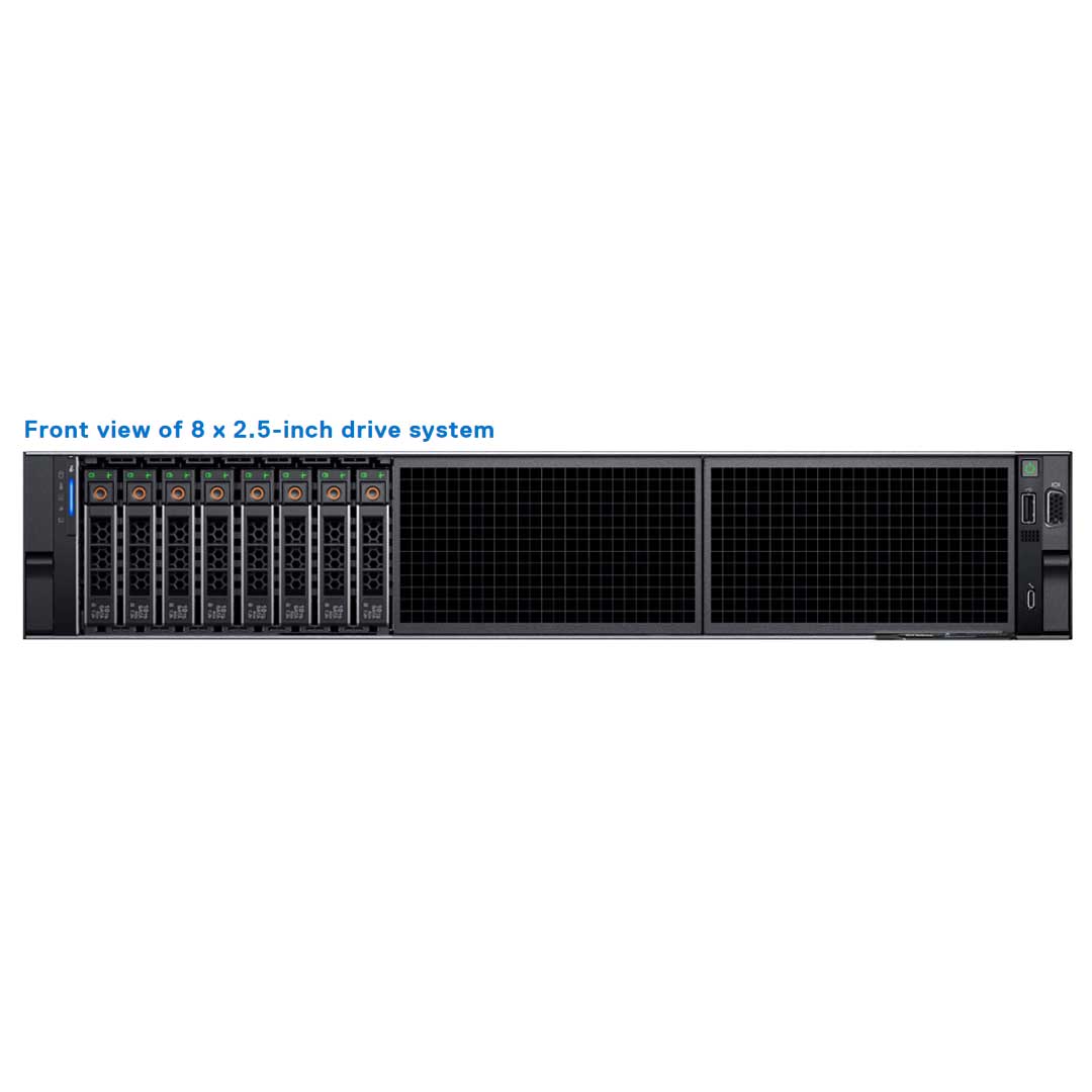 Dell PowerEdge R860 Rack Server Chassis (8x 2.5") SAS/SATA