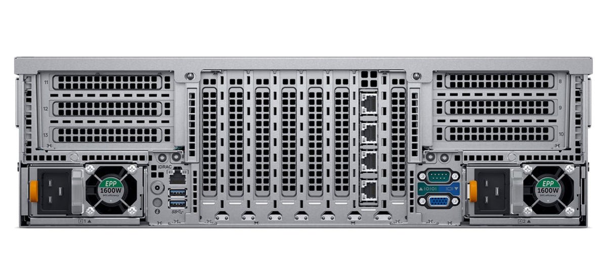 Dell PowerEdge R940 rack server rear view