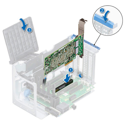 Dell Poweredge R940XA Riser 2D ( x8) | FC3XW