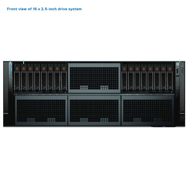Refurbished Dell PowerEdge R960 Rack Server Chassis (16x 2.5")