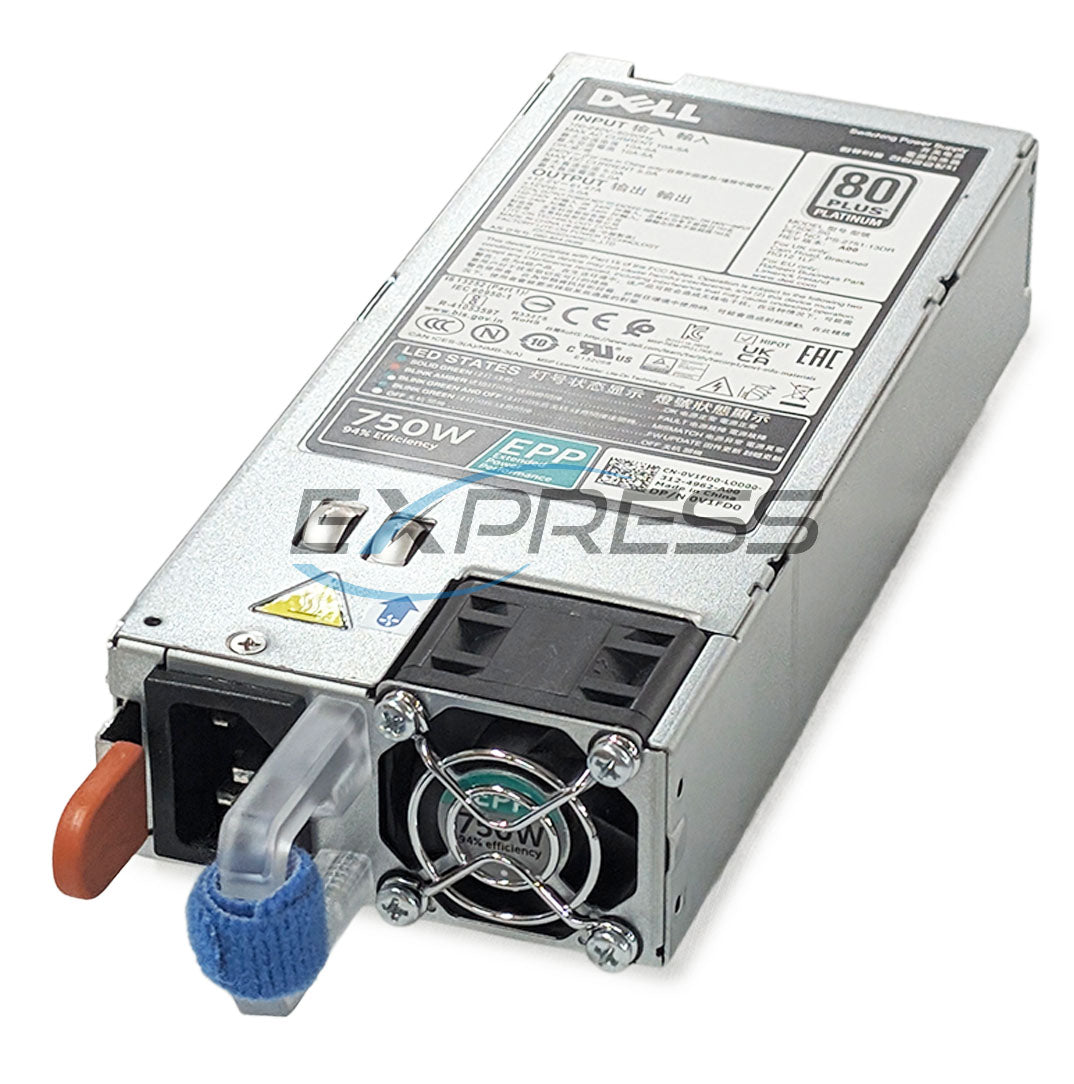 Dell S52XX-ON EPP 750W Reverse Air Flow (RAF) Power Supply Unit (PSU) | V1FD0