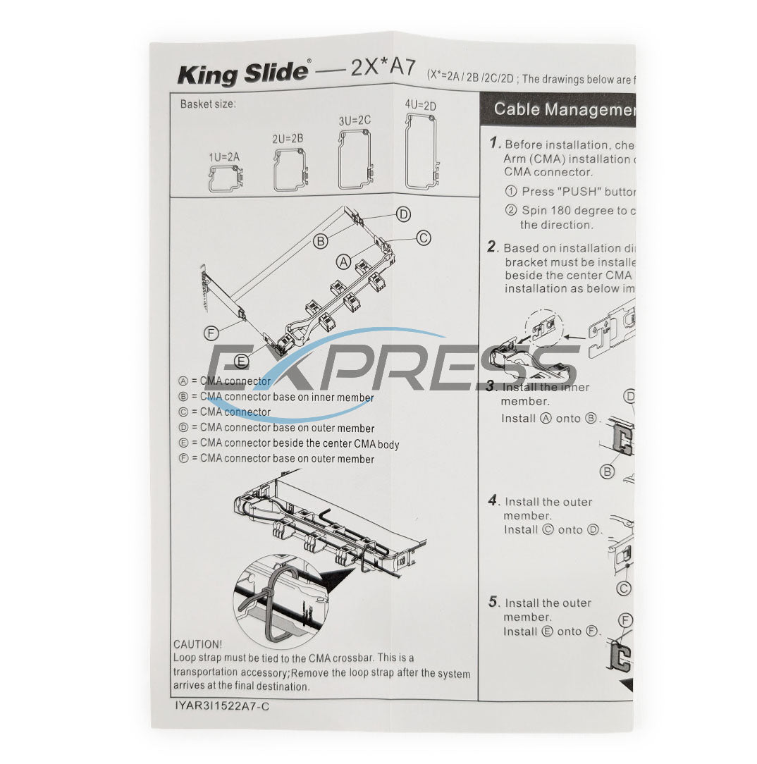 Dell XE8545 Cable Management Arm (CMA) | 298KR