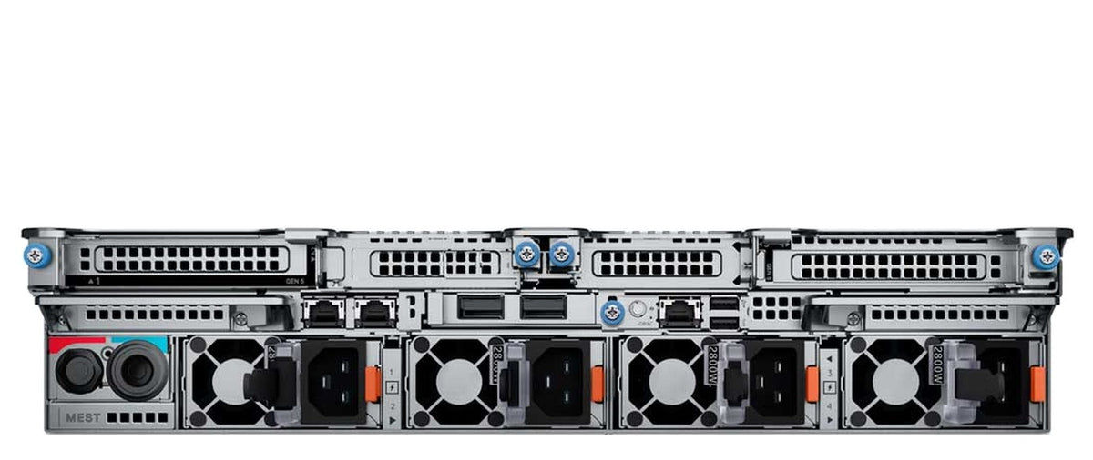 Dell PowerEdge XE9640 rack server rear view