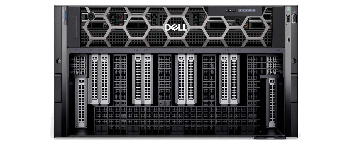 Dell PowerEdge XE9680 rack server front view