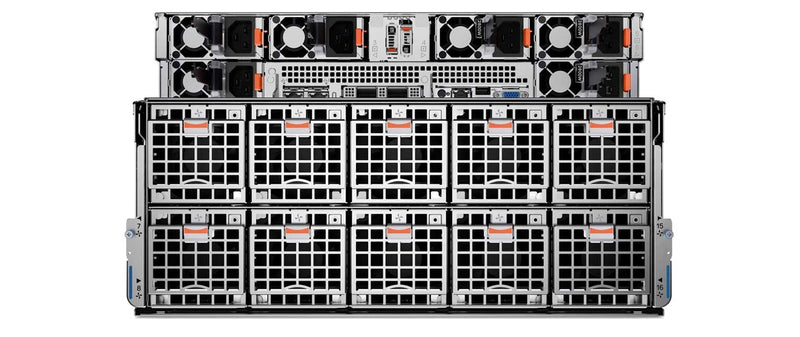 Dell PowerEdge XE9680 rack server rear view