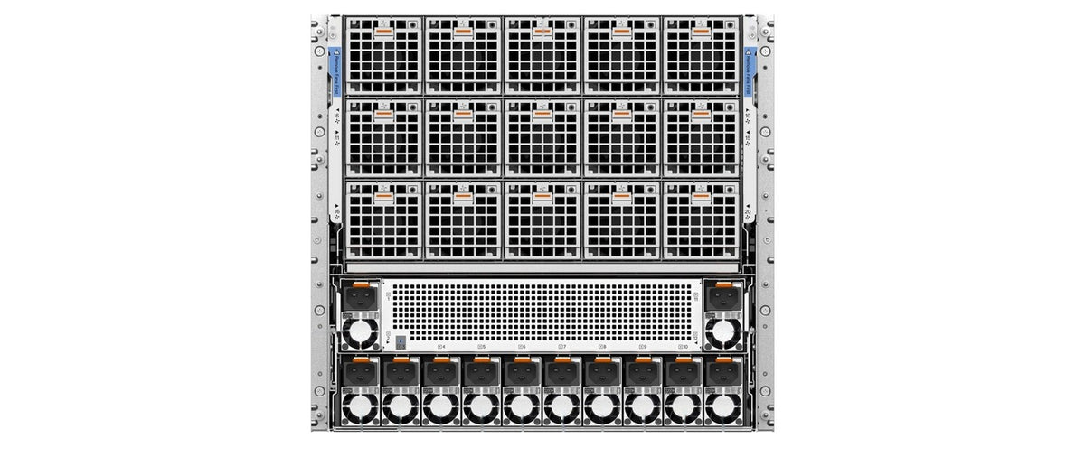 Dell PowerEdge XE9780 rack server rear view