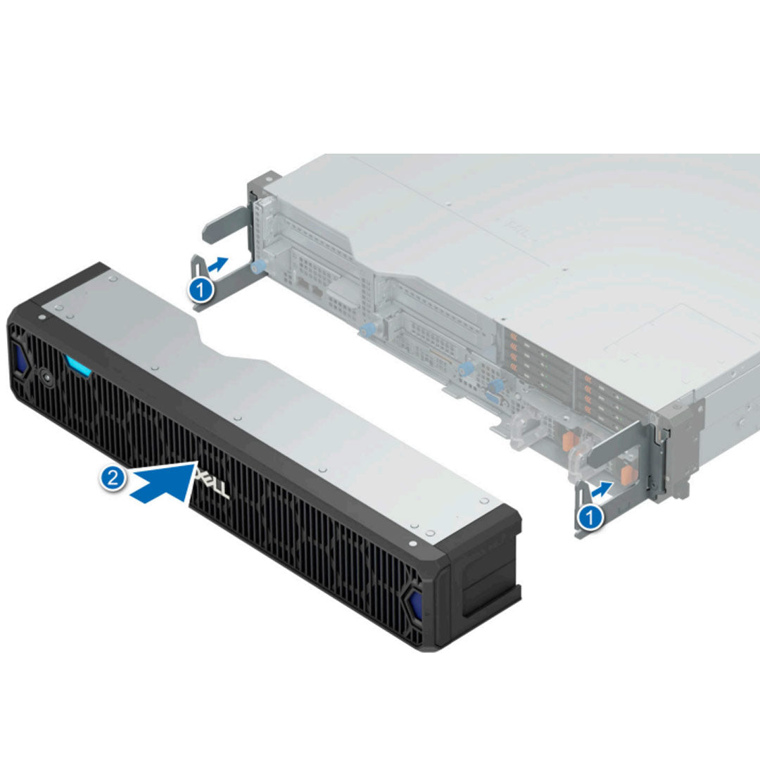 Dell PowerEdge XR7620 Front Port Access Bezel, RAF