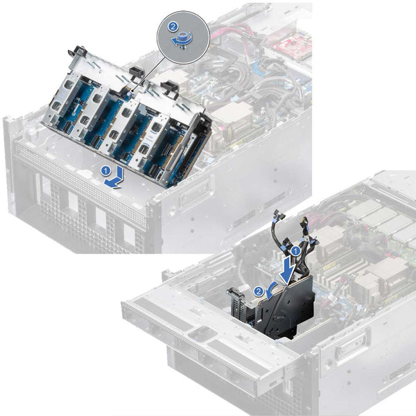 Dell PowerEdge XE9680 PCI-e Switch Board (PSB) Riser Module 2x16