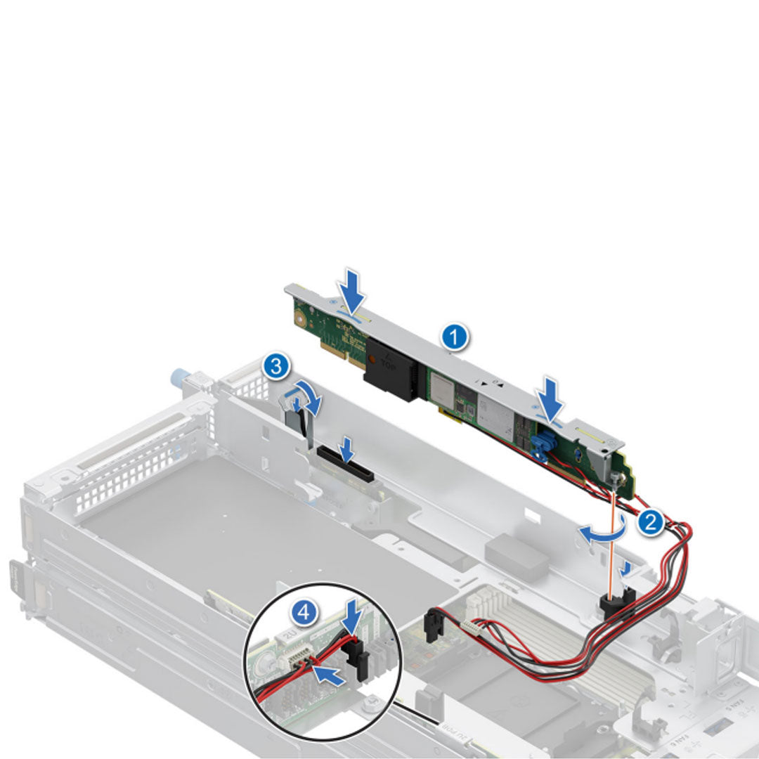 Dell Dual Direct RoR-N1 M.2 NVMe SSD PCIe Riser