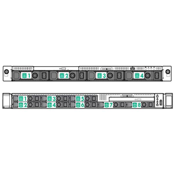 HPE ProLiant DL120 (G9) E5-2630V3 8GB-R H240 8SFF 550W PS Entry Server | 777425-B21