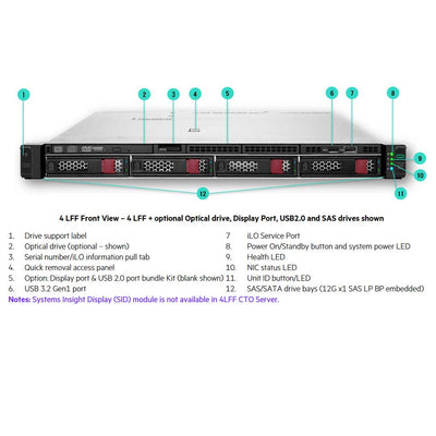 HP ProLiant DL360 Gen9 1U Rack Server 4LFF REFURBISHED - CTO G9 1U HP ProLiant DL360 Gen9 1U Rack Server 4LFF REFURBISHED - CTO G9 1U