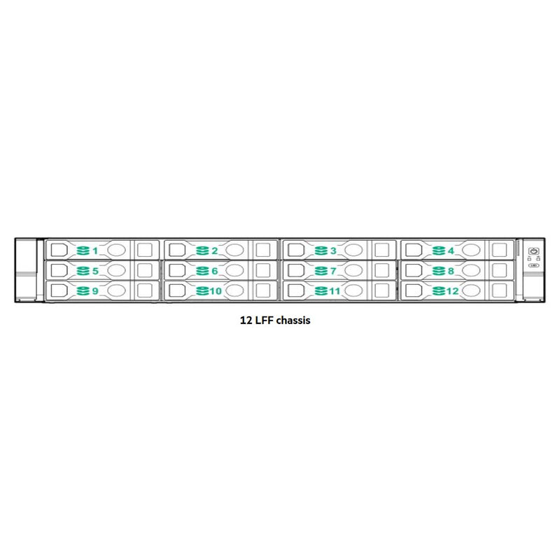 HPE ProLiant DL380 Gen11 12LFF NC Chassis Rack Server