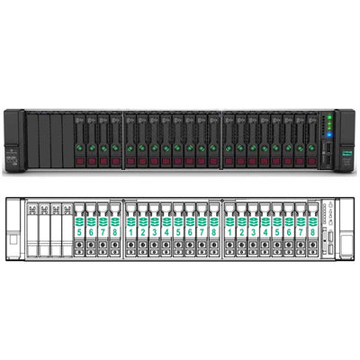 HPE Dl38X Gen10 4Sff Nvme Box 1 Fio Option | 878186-B21