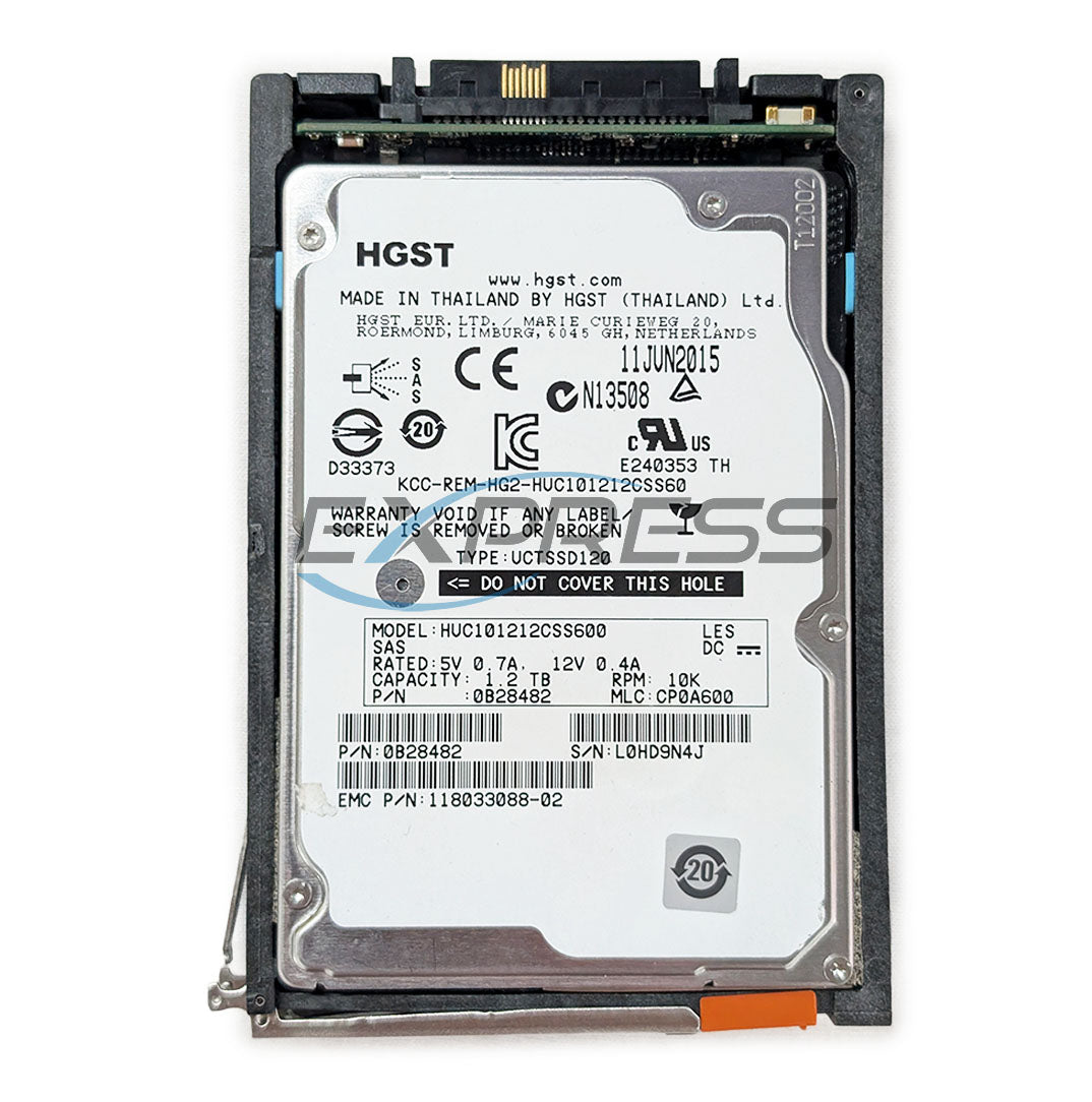 Emc 2.5" 1.2TB 10K SAS 6Gbps HDD | 005050828