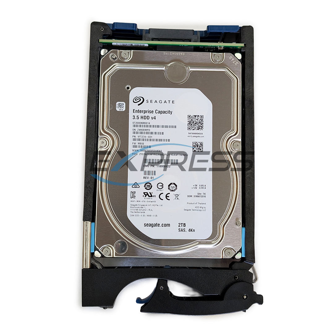 Emc 3.5" 2TB 7.2K SAS 12Gbps HDD | 005051613
