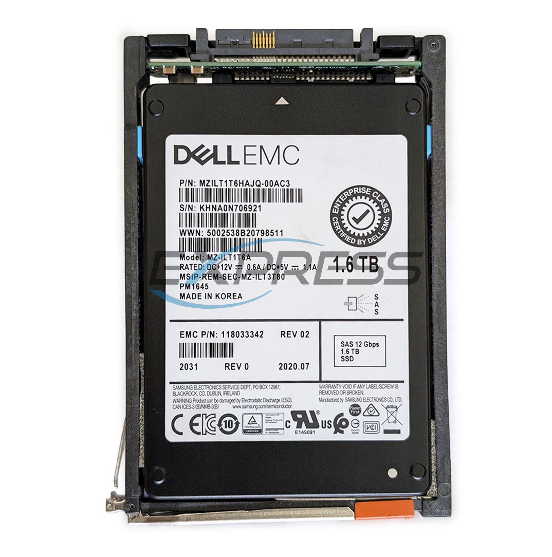 Emc 2.5" 1.6TB SAS 12Gbps SSD | 005052578