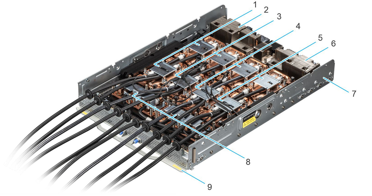 Dell PowerEdge XE9680L H200 GPU sled