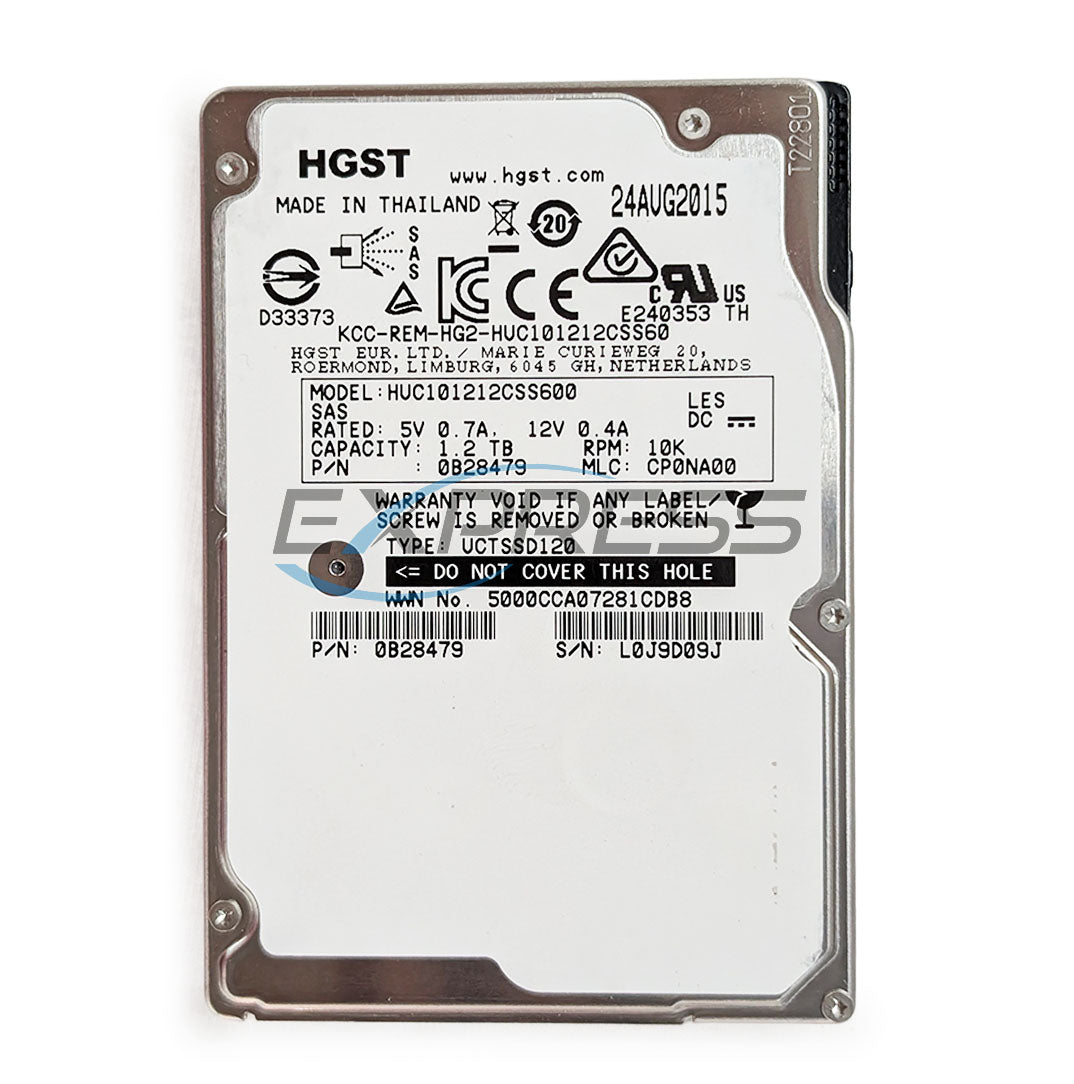 Hitachi 2.5" 1.2TB 10K SAS 6Gbps HDD | HUC101212CSS600