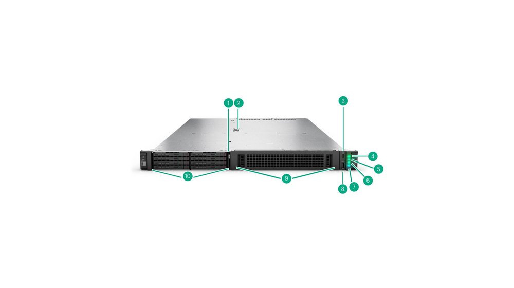 HPE ProLiant DL325 Gen12 GPU CTO front view