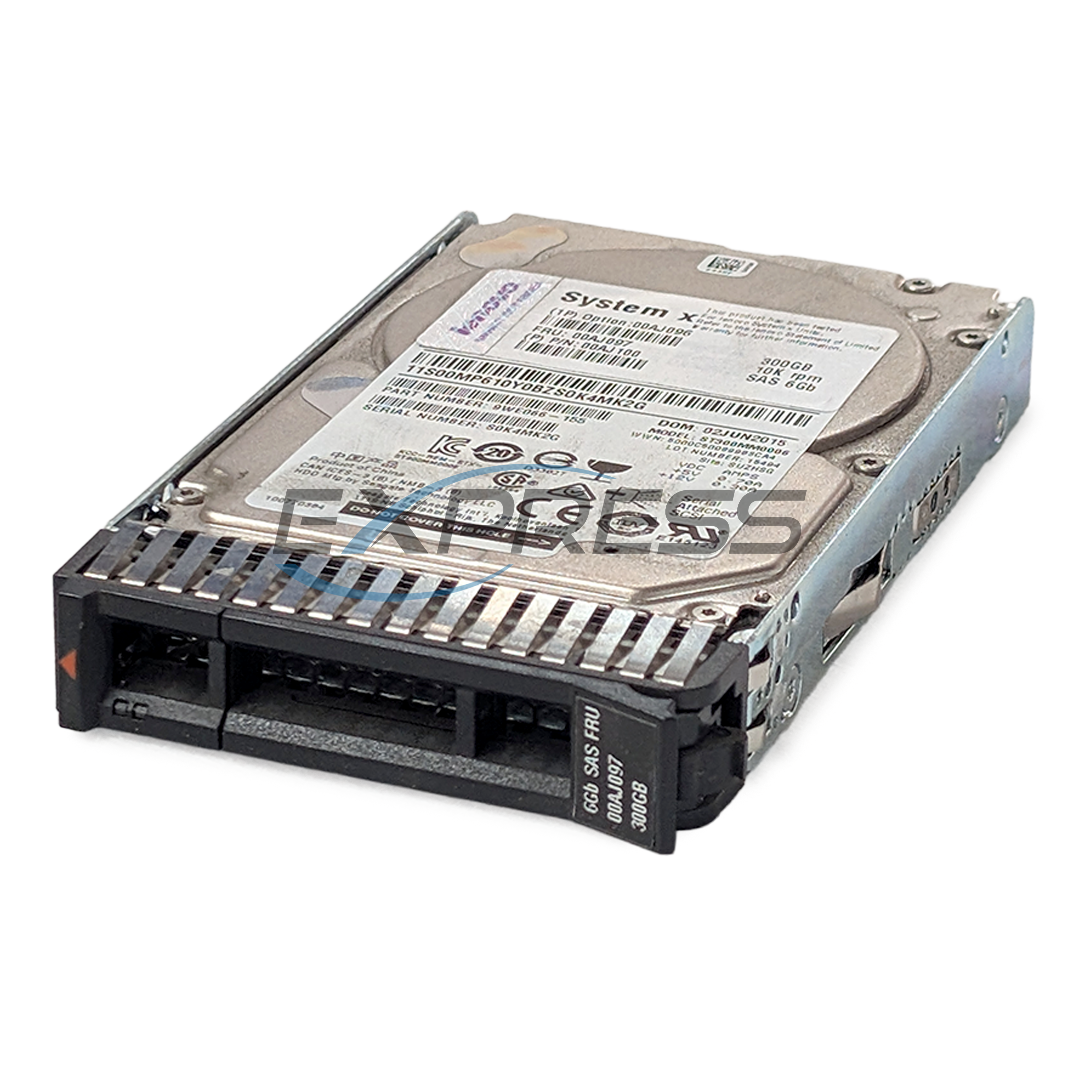 Ibm Lenovo 2.5" 300GB 10K SAS 6Gbps G3 HDD | 00AJ097