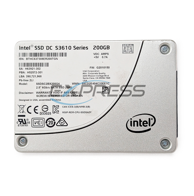 Intel DC S3610 2.5" 200GB SATA SSD | SSDSC2BX200G4