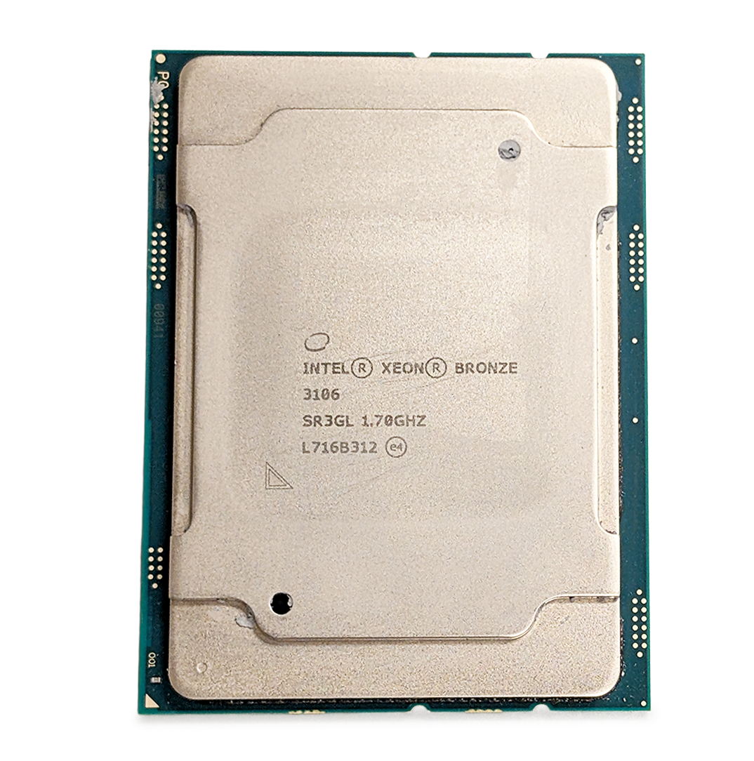 Intel Xeon Bronze 3106 1.7GHz 85W 11MB 8 Core Processor  | SR3GL