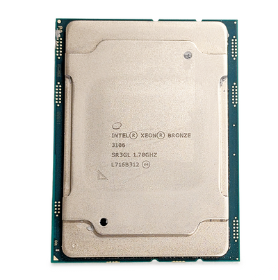Intel Xeon Bronze 3106 1.7GHz 85W 11MB 8 Core Processor  | SR3GL