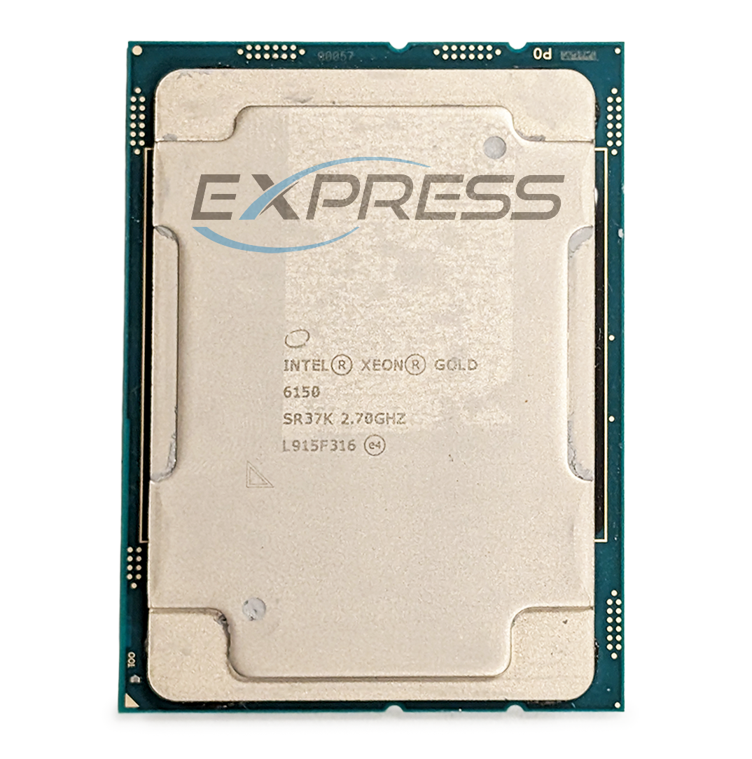 Intel Xeon Gold 6150 2.7GHz 165W 24.75MB 18 Core Processor  | SR37K