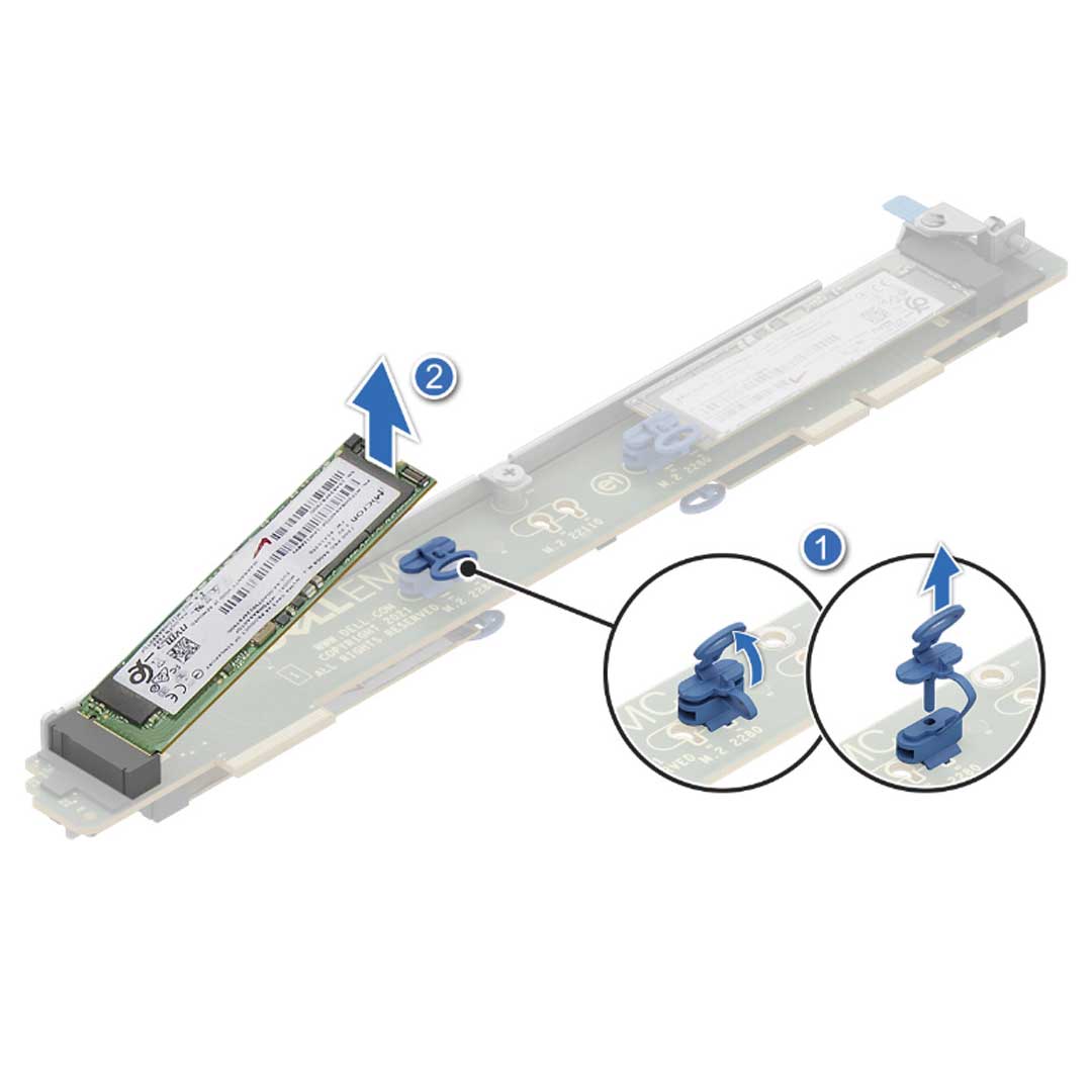 Dell 4 x M.2 SSD PCIe Riser
