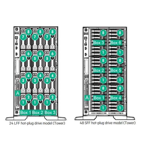 HPE ProLiant ML350 (G9) Base Server E5-2620V4 16GB-R P440AR 8SFF 500W PS | 835263-001