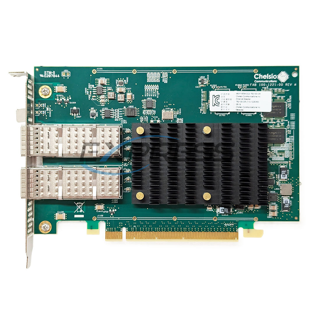 NetApp Chelsio 2 Port 40/100GB QSFP28 NIC Adapter | 111-03852