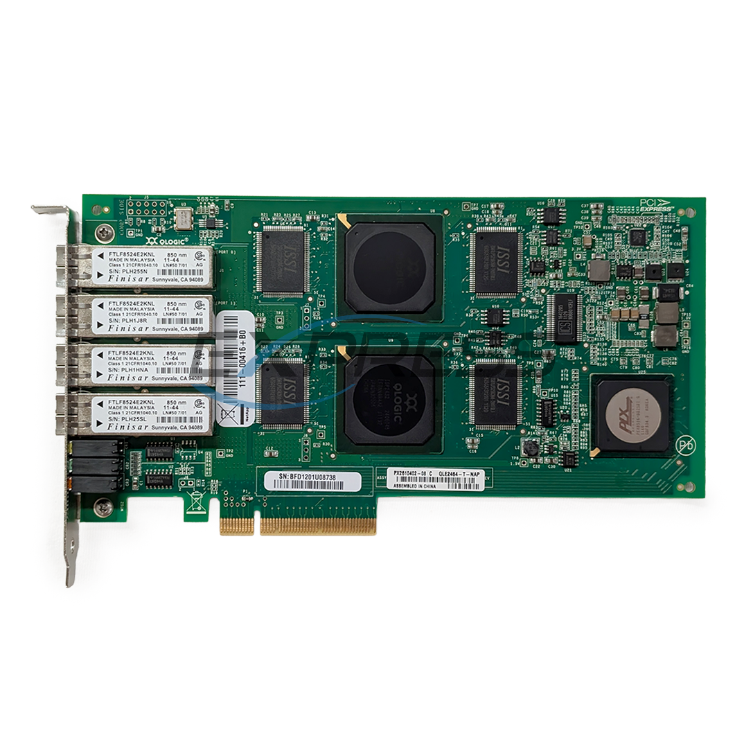 QLogic 2464 Quad Port 4Gbps FC HBA Adapter