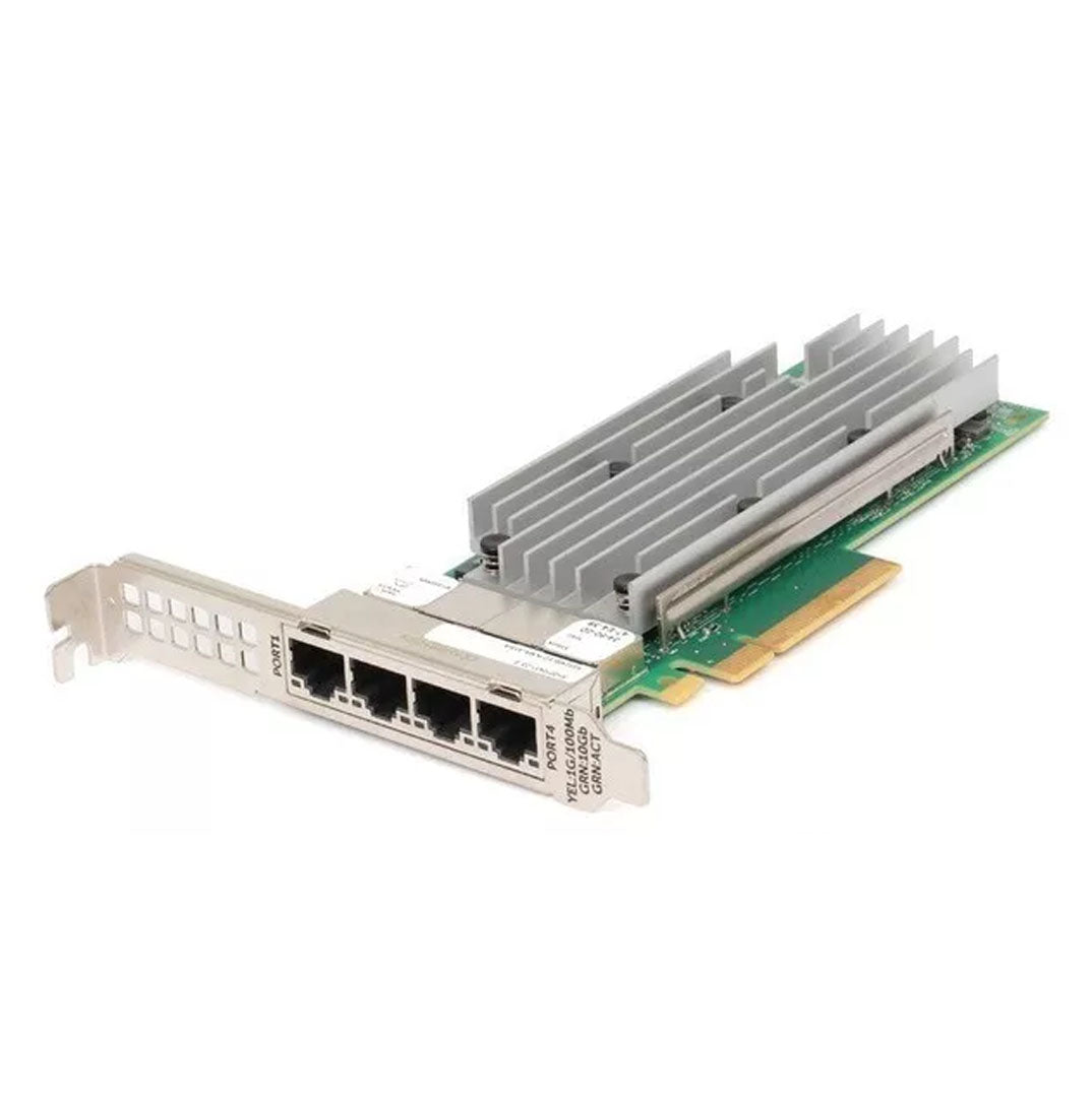 Dell QLogic Q-Logic QL41164 Quad Port 10Gb Base-T FH NIC Adapter | 33M0K