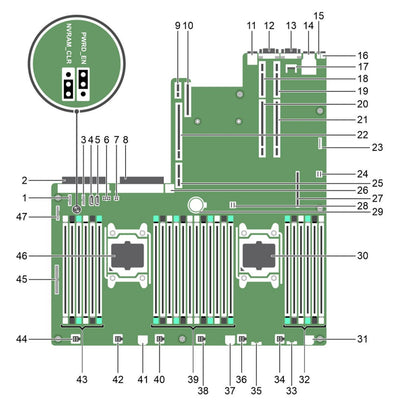 Dell Poweredge R630 System Board Motherboard | 86D43