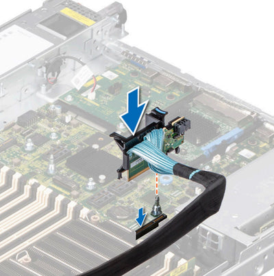 Dell Poweredge R650 Riser R1D Paddle Card | DM8KC