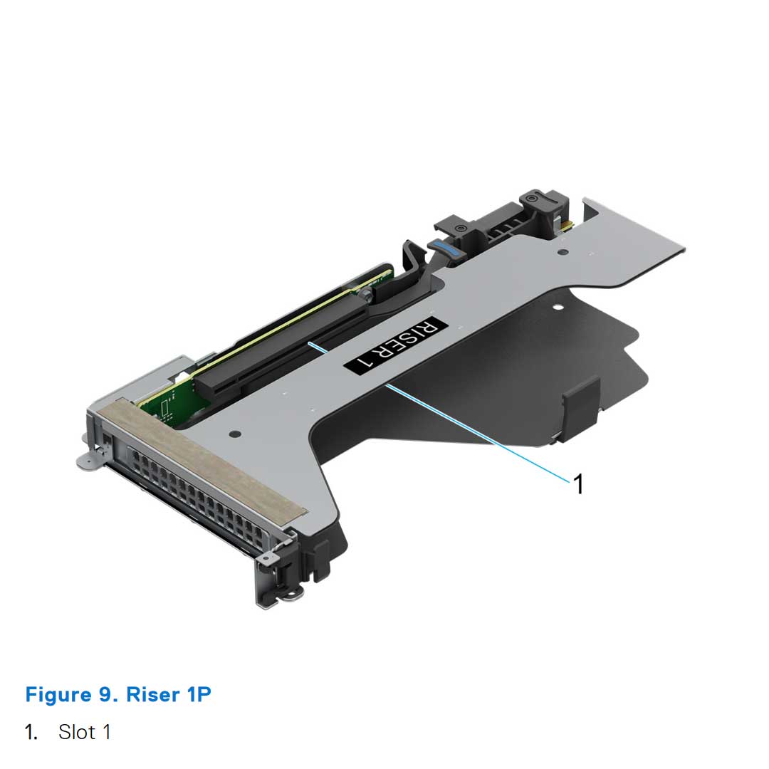 Dell PowerEdge R660 Riser 1P Gen5 FH 1x16 (R1P)
