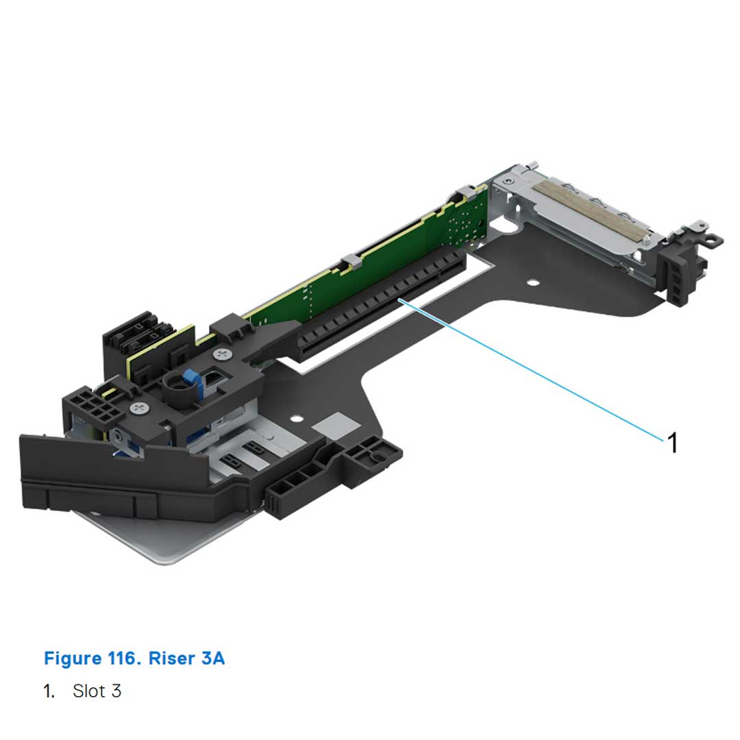 Dell Poweredge Riser 3A LP Gen4 1x16 (R3A) | C8KNG