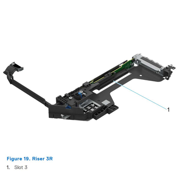Dell PowerEdge R660 Riser Config 4. 3 x LP (2x LP Gen5 + 1x LP Gen4)
