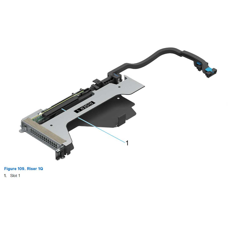 Dell PowerEdge R6615 R1Q + R4P Riser Configuration 3