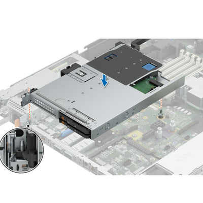 Dell PowerEdge Riser 2xEDSFF E3.S NVME SSD Gen 5 Rear Drive Cage